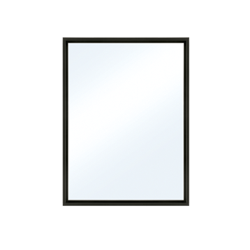 Interior product shot of Marvin Signature Coastline Direct Glaze Narrow Frame window with bronze finish
