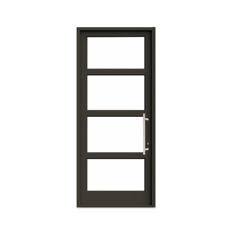 Interior product shot of the Marvin Signature Coastline Outswing French Entry Door with Bronze Finish