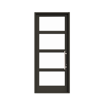 Interior product shot of the Marvin Signature Coastline Outswing French Entry Door with Bronze Finish