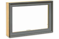 Signature Ultimate Awning Window Exterior View In Cadet Gray
