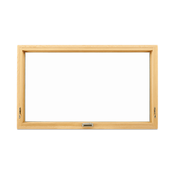 Signature Ultimate Wood Awning Narrow Frame Window Interior View