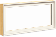 Signature Ultimate Awning Push Out Window Exterior View In Stone White