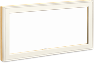 Signature Ultimate Awning Push Out Narrow Frame Window Exterior View In Stone White