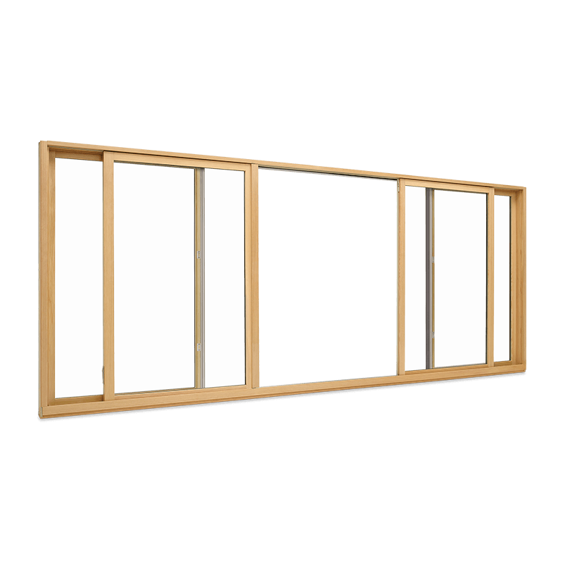 Signature Ultimate Glider Window Four Panel Biparting Window Open Interior View