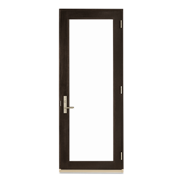 Marvin Signature Ultimate Inswing French Door One Panel Espresso Stain